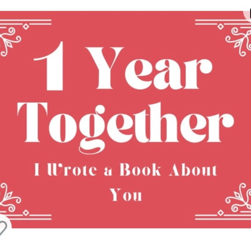 1 Year Together Book 📕❤️